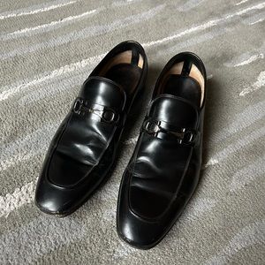 Ferragamo Men’s Black Leather Loafer Size 91/2